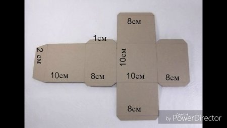 Маленькие коробочки из картона