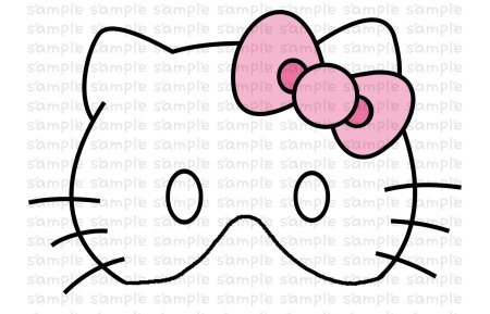Маска детская hello Kitty