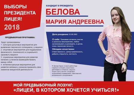 Программа президента школы