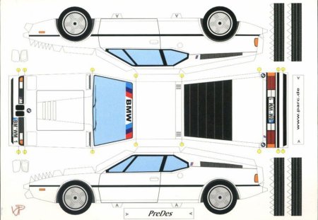 BMW m1 Papercraft
