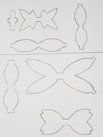 Шаблоны для бантиков из фоамирана