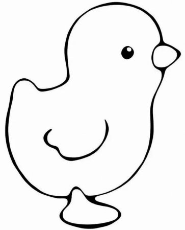 Цыпленок. Раскраски