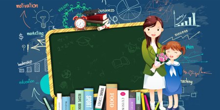 Фон школа день учителя