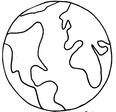 Трафарет планеты
