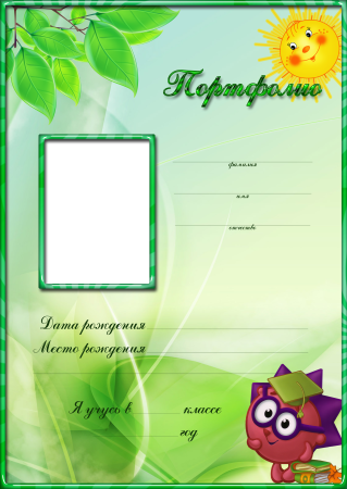 Портфолио школьника