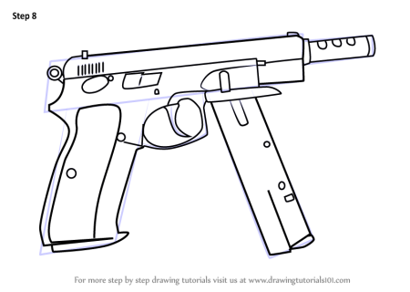 Cz-75 пистолет чертежи