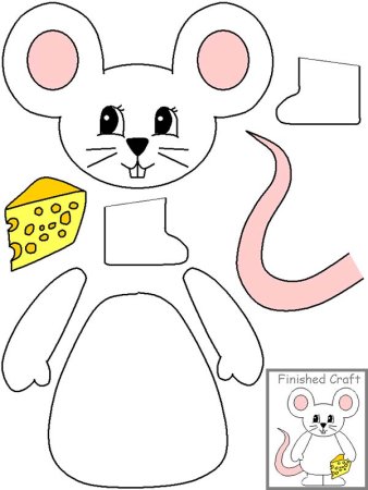 Аппликация мышь