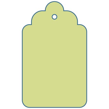 Макет бирки