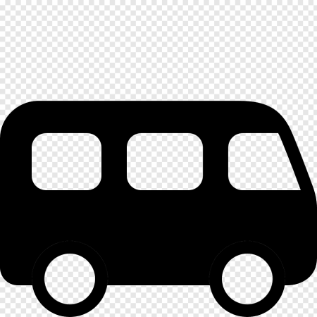 Трафарет автобуса для вырезания
