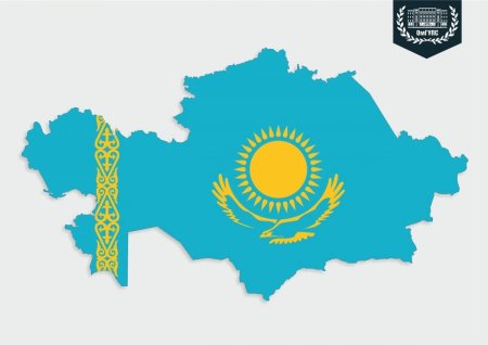 Беркут на флаге Казахстана