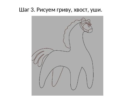 Пластилинография Дымковская лошадка