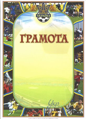 Диплом футбол