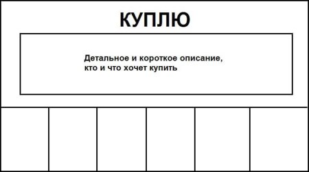 Шаблон объявления риэлтора
