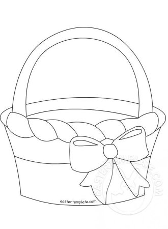 Корзина раскраска
