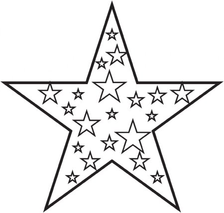 Шаблон звезда раскраска (48 фото)