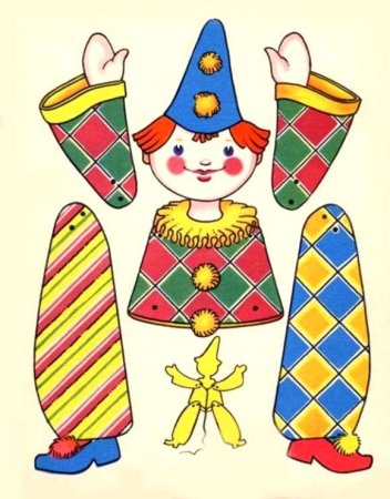 Кукла дергунчик петрушка