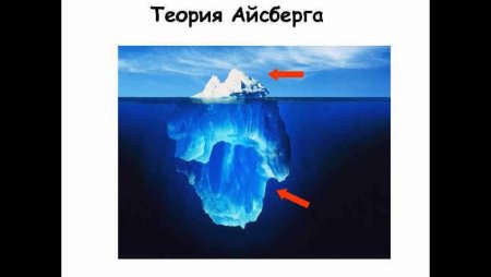 Ледник на белом фоне