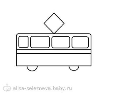 Аппликация автобус