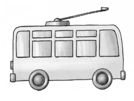 Рисование автобус