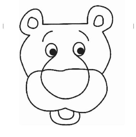 Мордочка Льва для аппликации