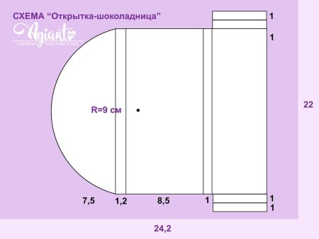 Заготовка для шоколадницы