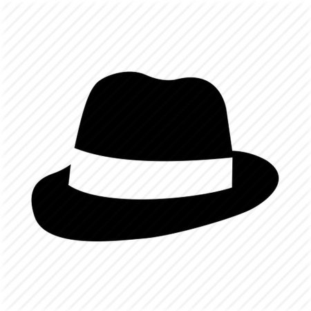 Шляпа трафарет для вырезания