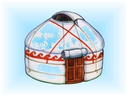 Домик юрта для детей