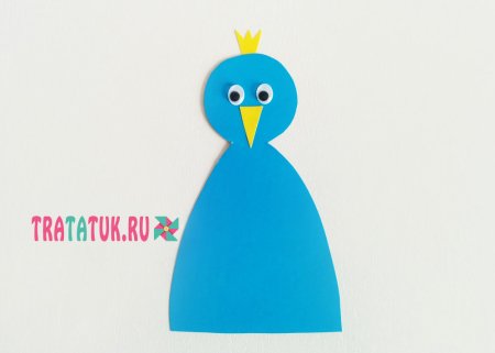 Трафарет павлина для вырезания