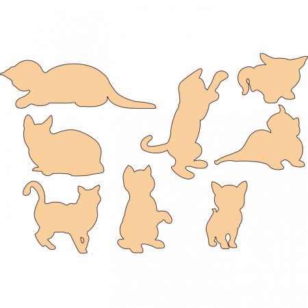 Фигура кошки из фанеры
