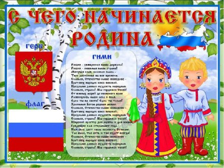 Патриотическое воспитание в дет саду