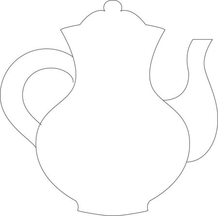 Шаблон чайник (45 фото)