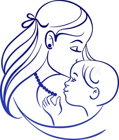 Изображение матери и ребенка