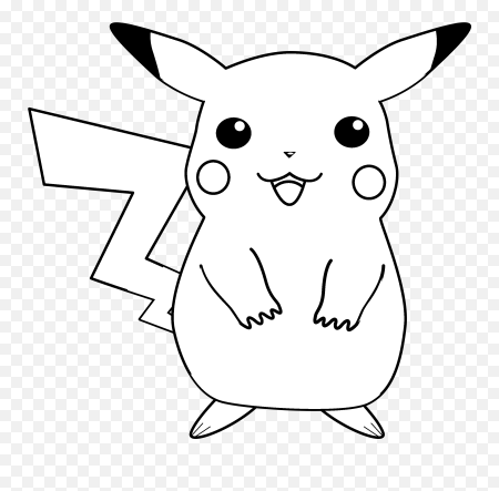 Рисунки для раскрашивания Пикачу