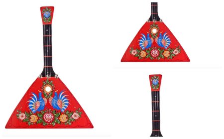 Балалайка "Городецкая роспись"