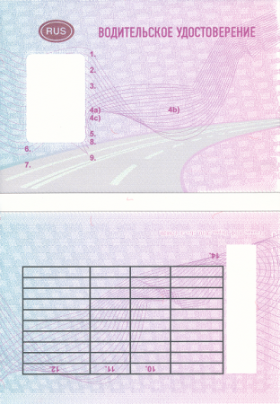 Шаблон водительских прав (49 фото)