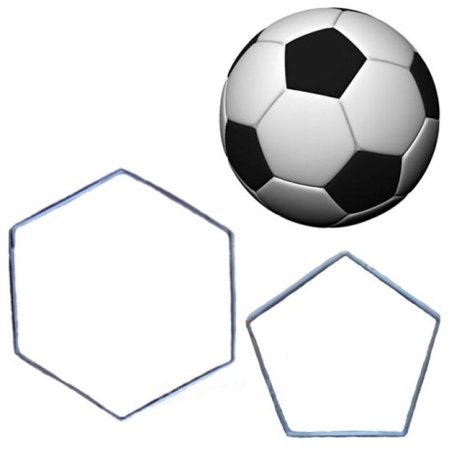 Шаблон футбольного мяча (49 фото)