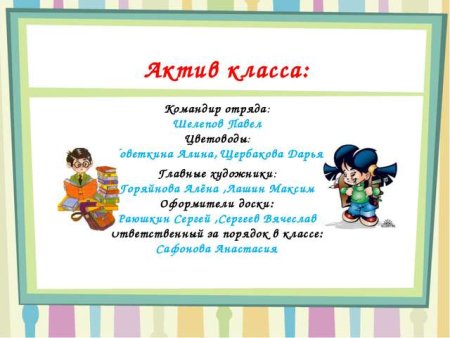 Рамка для списка класса