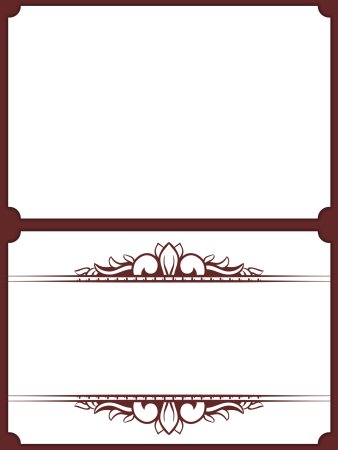 Трафареты для рассадочных карточек