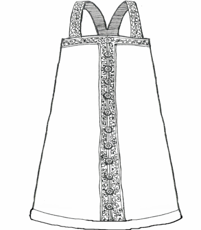 Сарафан для рисования