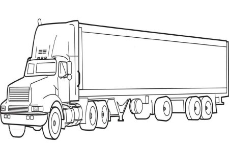 Раскраска КАМАЗ 4308