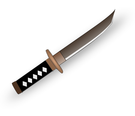 Чертеж ножа танто из стандофф