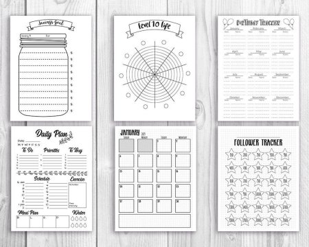 Bullet Journal календарь 2020