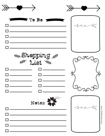 Огктфд Bullet Journal шаблоны