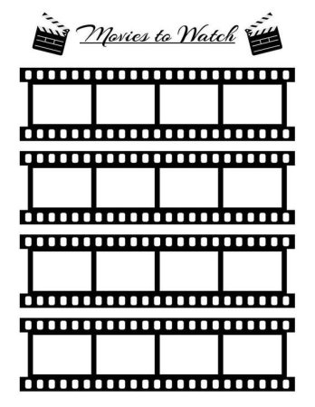 Movie list Bullet Journal
