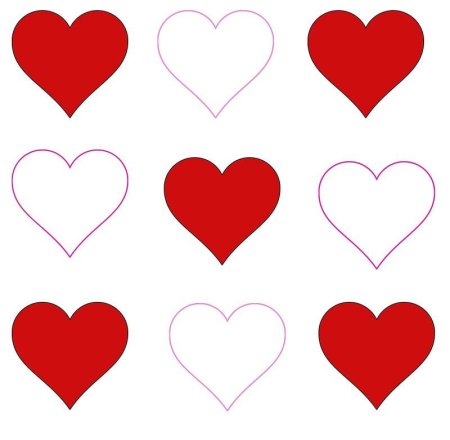 Форма сердечка