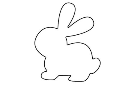 Шаблон кролик из фетра (49 фото)