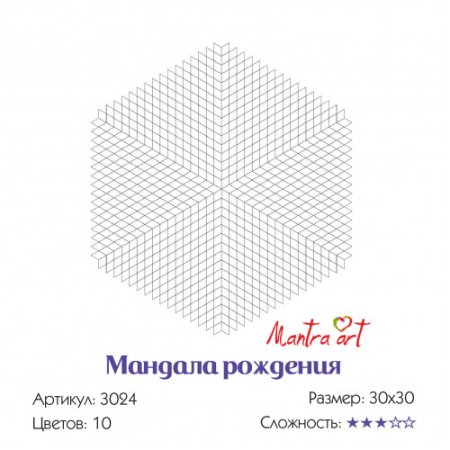 Цветовая Мандала по дате рождения