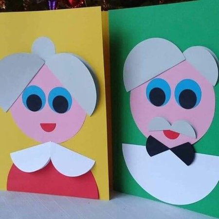 Поделки для бабушки и дедушк