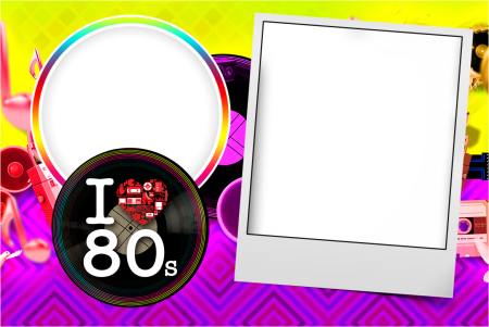 Приглашение в стиле 80