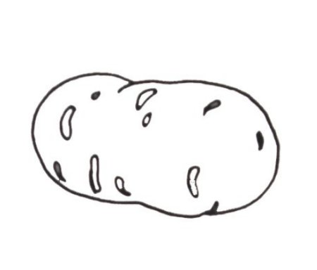 Картофель раскраска